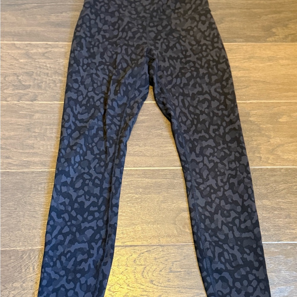 lululemon athletica Black Patterned Leggings